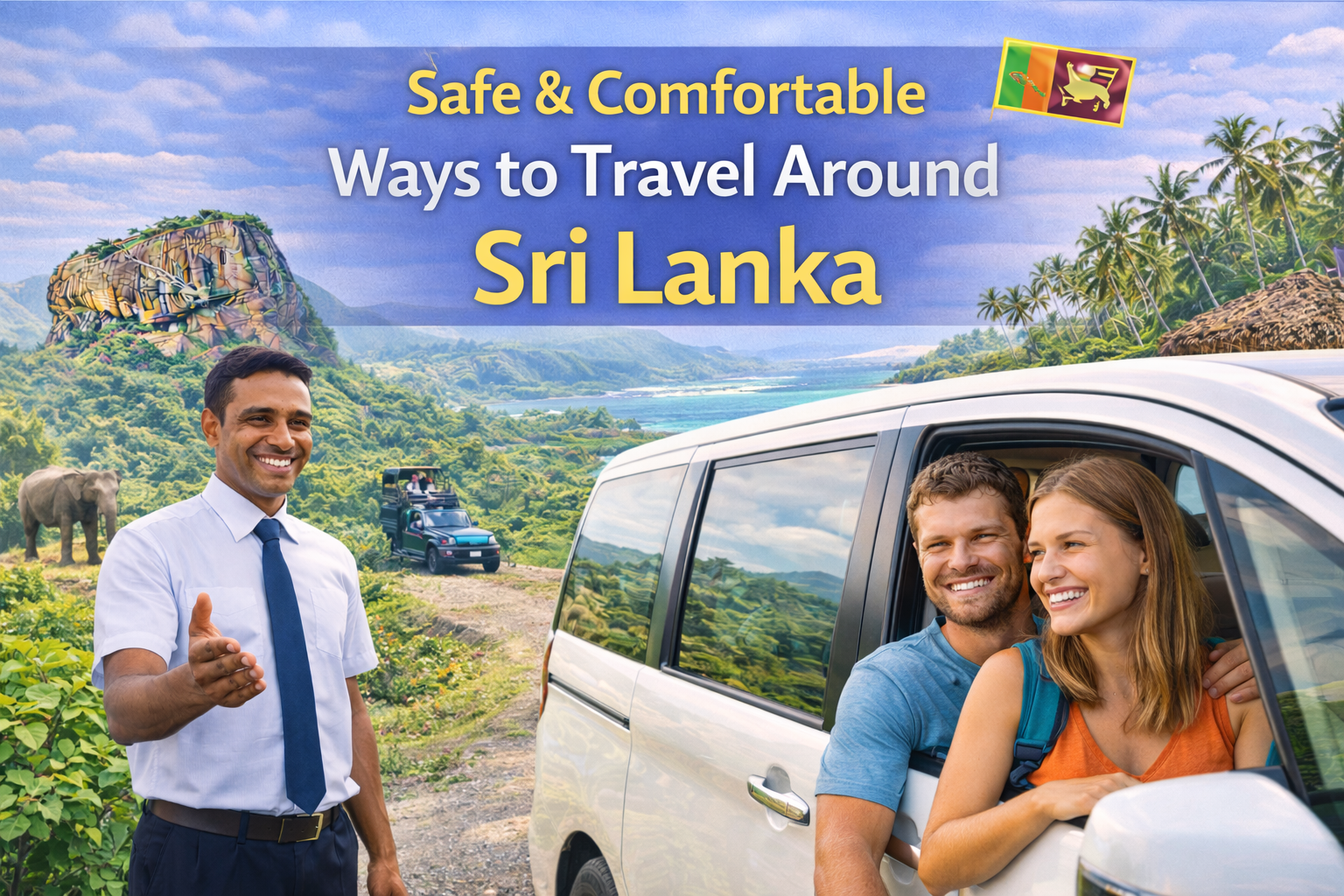 Safe & Comfortable Ways to Travel Around Sri Lanka